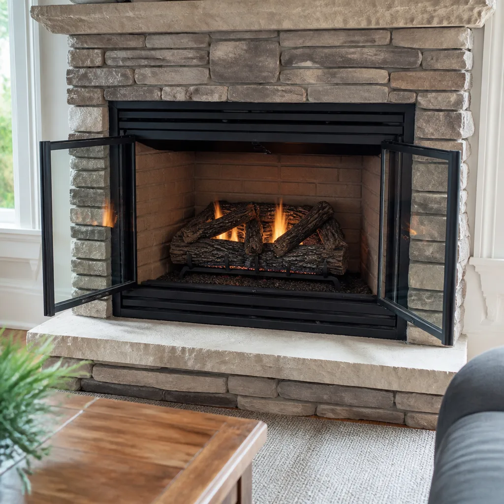 Gas fireplace service